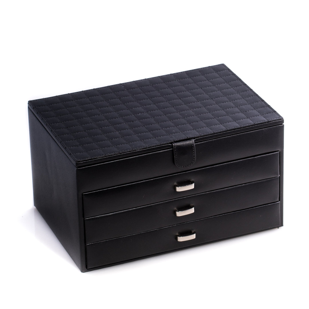 Leather Jewelry Box + Drawers Charlton Home®