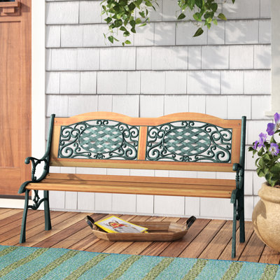 Eger Solid Wood Outdoor Bench