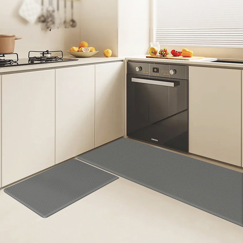 Faux Leather Standard 75.5cm X 76.5cm Area Rug