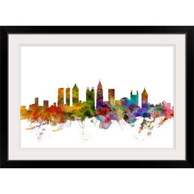 «Atlanta, Georgia Skyline» par Francy, impression