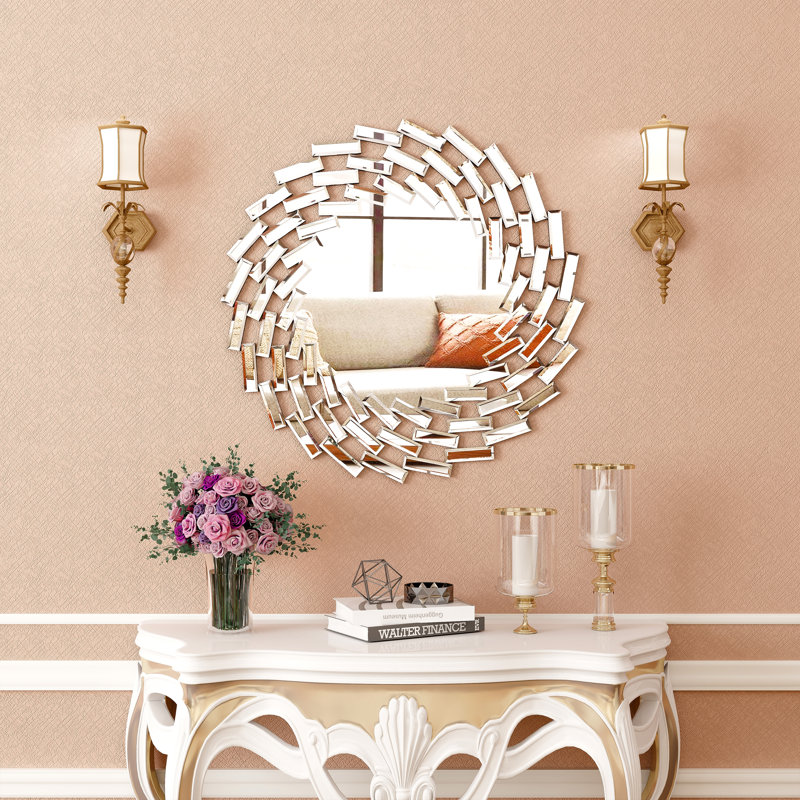Miroir mural Freelon, 23,6 po x 23,6 po
