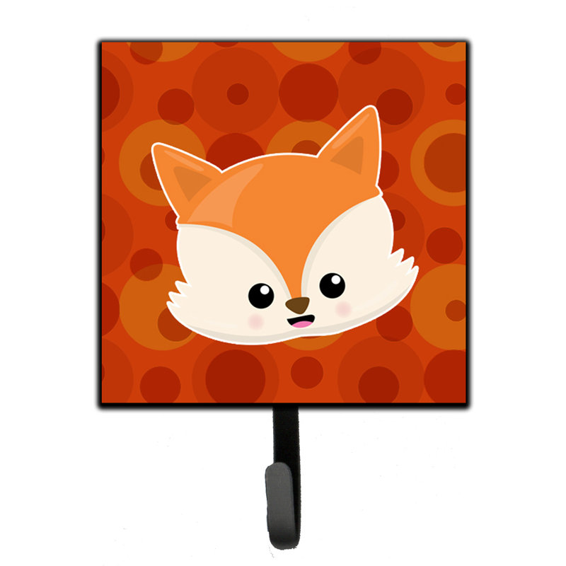 Organisateur de clés murales coussin fox de bébé avec crochets clés Fields