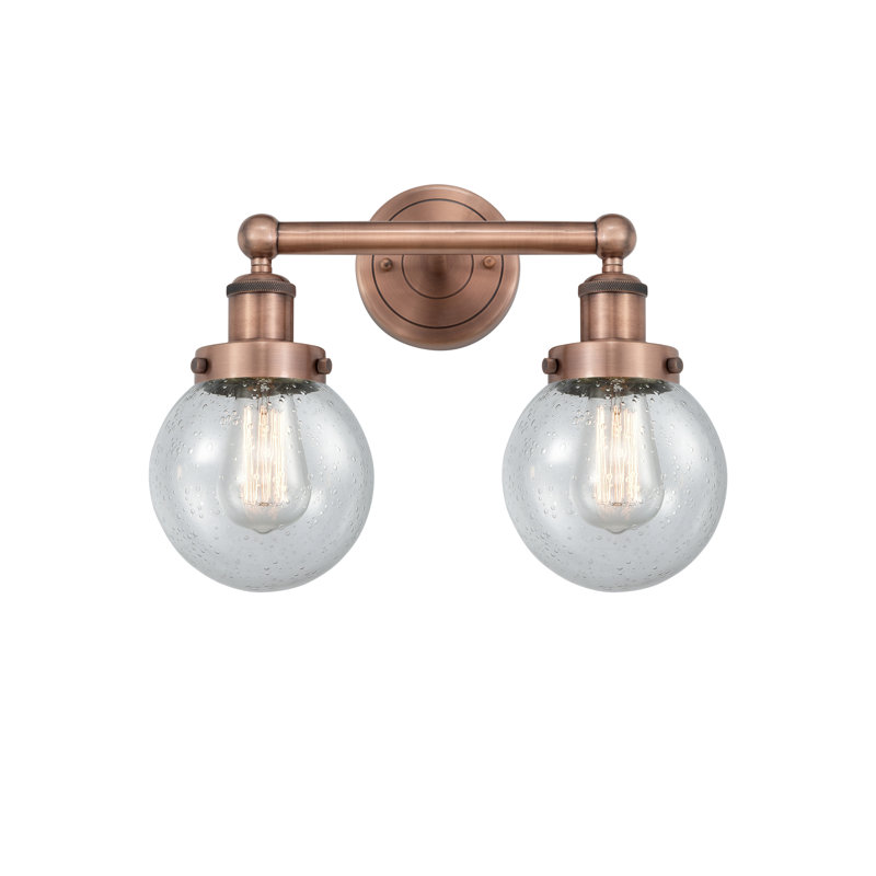 Alphonsa 2 - Light Dimmable Vanity Light, Mercury, Antique Copper
