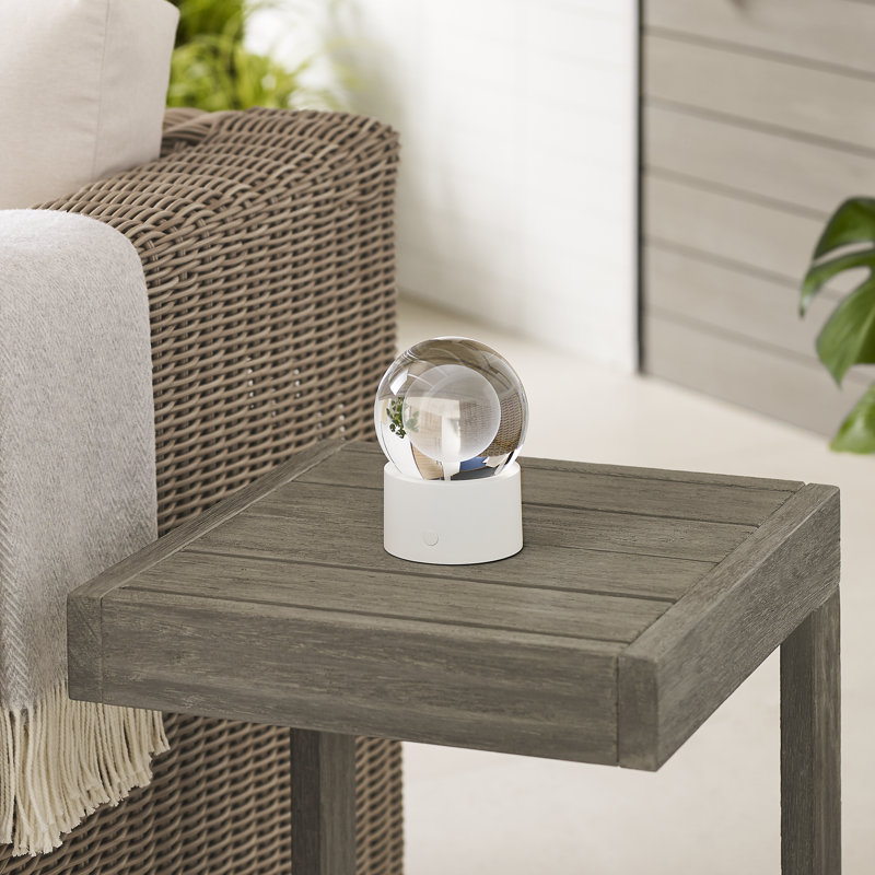 Mina Accent Rechargeable Table Lamp, Matte White