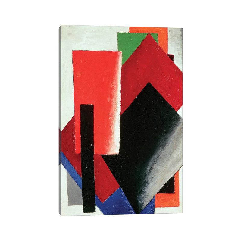 Architectonic Composition, 1918 by Lyubov Popova - Wrapped Canvas Gallery-Wrapped Canvas Giclée, 20.32 cm H x 30.48 cm W