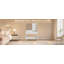 Meuble-lavabo blanc 55,1 po