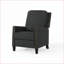 Recliners, 27.5'' Wide Contemporary Manual Pushback Recliner | Dark Grey Fabric-2002091923