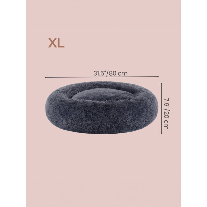 Cotton Pet Bed, Dark Grey