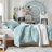 Frosted Velour Coma Inducer Oversized Comforter Set-61869945-61869942