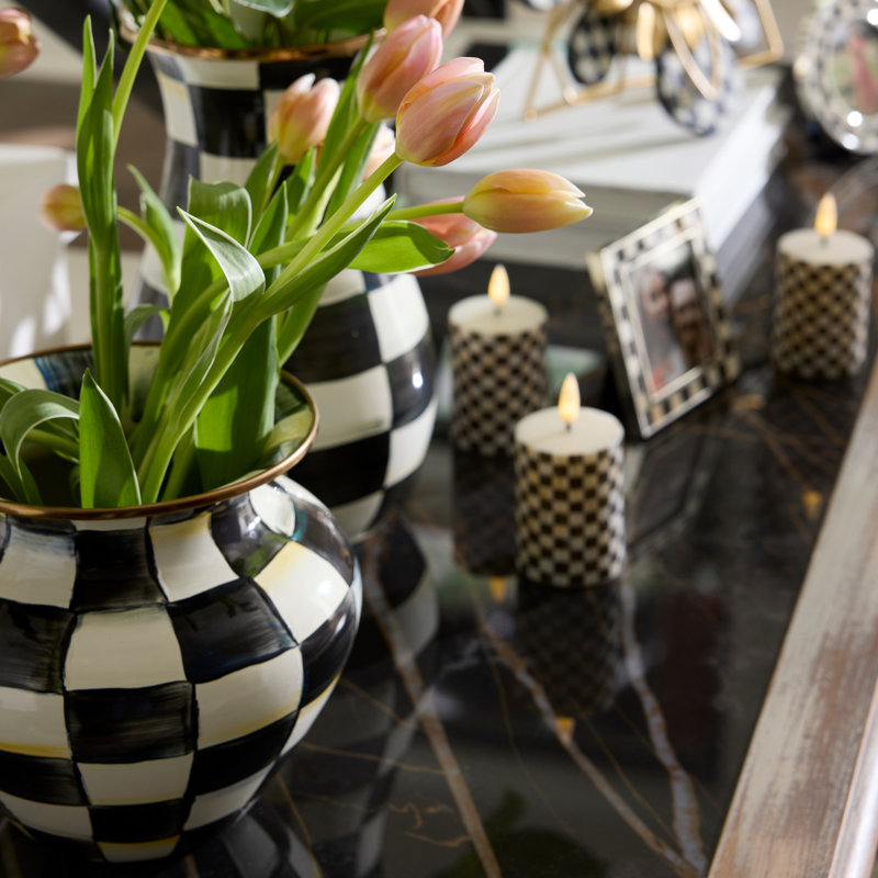 Grand vase Courtly Check