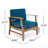 Club Chairs Set Of 2, Blue-141982793