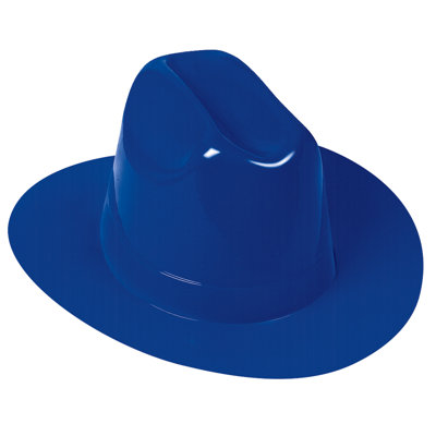 Chapeau de cowboy en plastique Beistle - chapeau de costume occidental orange Spirit Spirit, couvre-chef léger pour accessoire de photomaton, portable personnalisable pour les thèmes de rodéo, les événements champêtres et les fêtes saloon