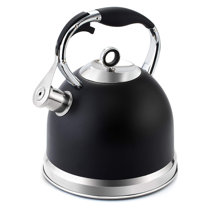 Polder Tea Kettle St St Induction Ready 3Ply Encapsulated Base Heats Water  Fast