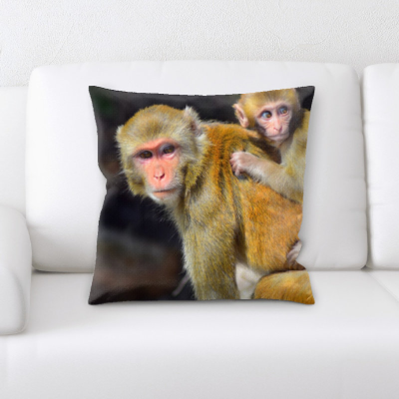 Microsuede Throw Pillow