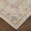 Wendover Transitional Floral & Botanical, Tan/Orange/Blue Area Rug-1212264949