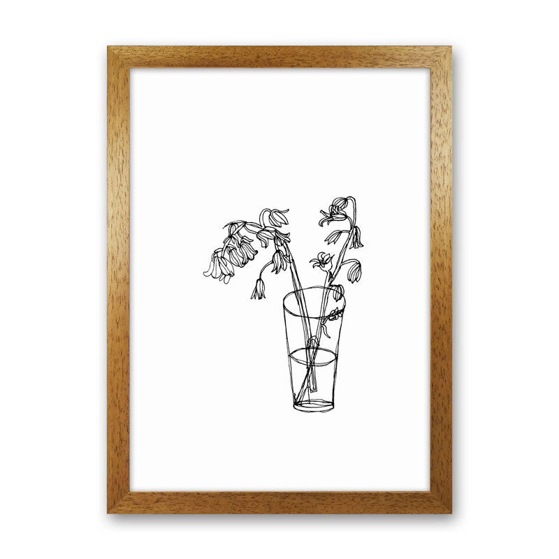 Bluebells by Carissa Tanton - Print, 88cm H x 64cm W x 3cm D, Oak Framed