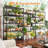 Heavy-Duty Height Adjustable Shelving Unit With Wheels, Leveling Feet-1399238673-1399171553