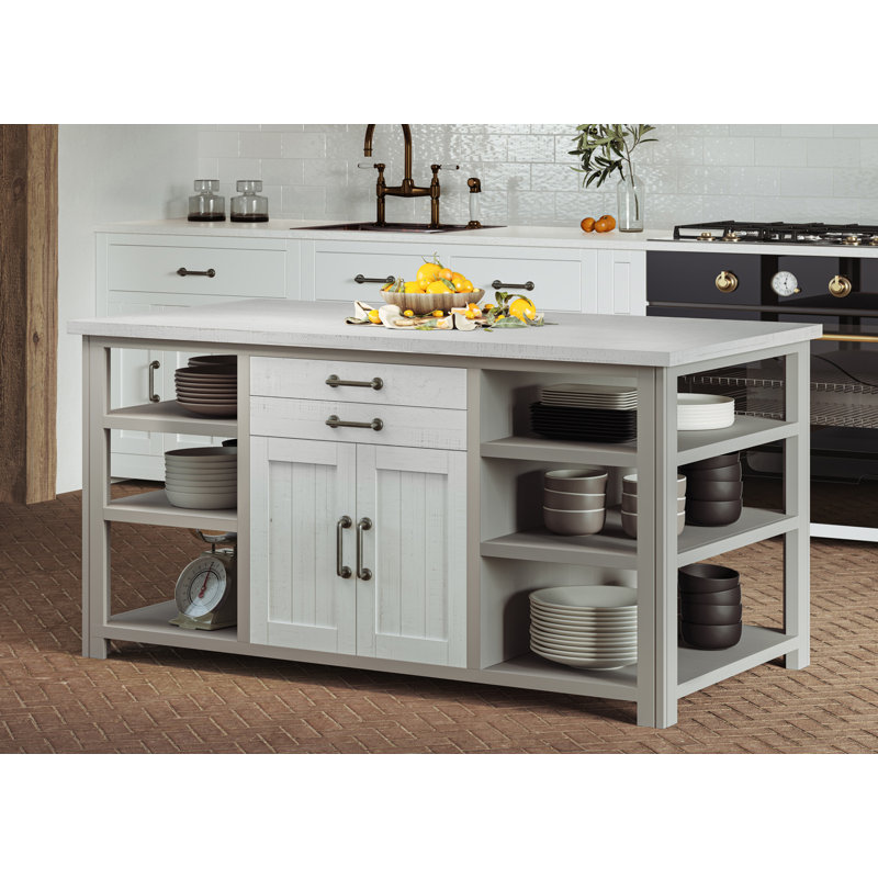 Devids Kitchen Island, Grey
