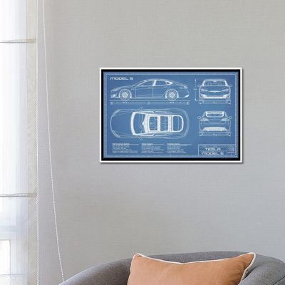 " Tesla Cybertruck (2020-2022) Blueprint "