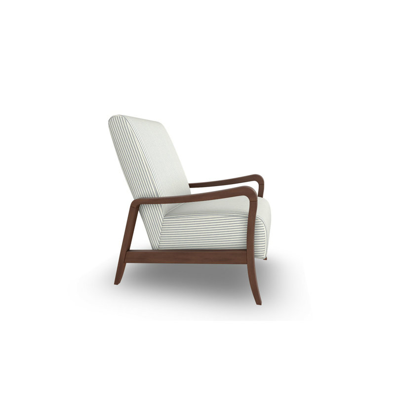 Fauteuil d'appoint moderne, À la dérive, Noyer foncé