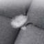 Grey Sofa with cushion footstool