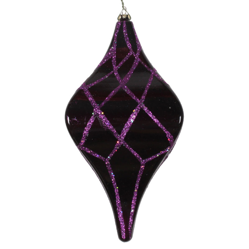 Ornement de Noël 8 po, Prune