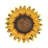 13 Inch Solar Sunflower Wall Decor Metal and Solar Outdoor Wall Decor Standard