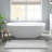 Grey 17x24" 100% Cotton Reversible 3000 Gsm Bath Rug, Medium Pile, - , And Easy Maintain, Match Towels Pile 0.5", Soft, Go With Bathroom-1674634699
