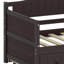 Structure de lit de jour en bois avec lit gigogne escamotable, canapé-lit polyvalent pour la chambre à coucher et le salon-129688109