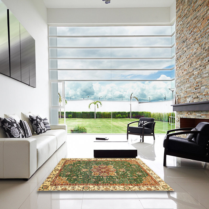 Tapis abstrait moderne 378, Carré 8 pi