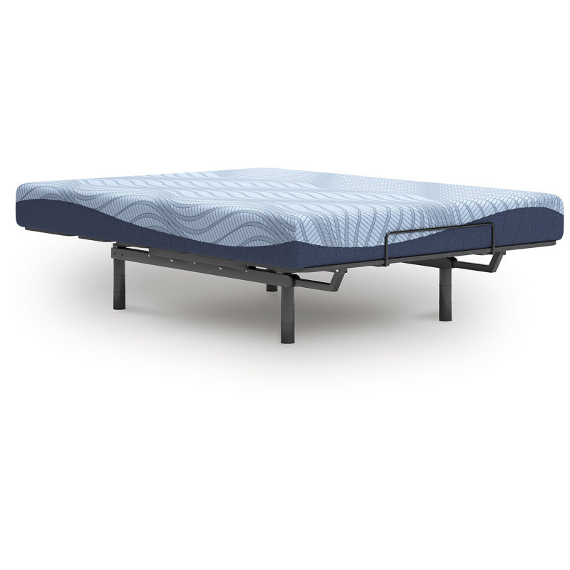  Matelas en mousse viscoélastique Serena, Très grand californien, Bleu, 10"
