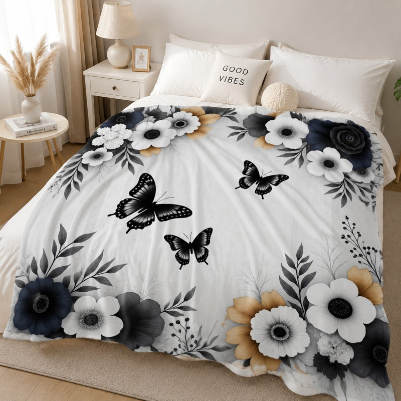 Jeté polaire en flanelle Cozy, L 80 po x l 60 po