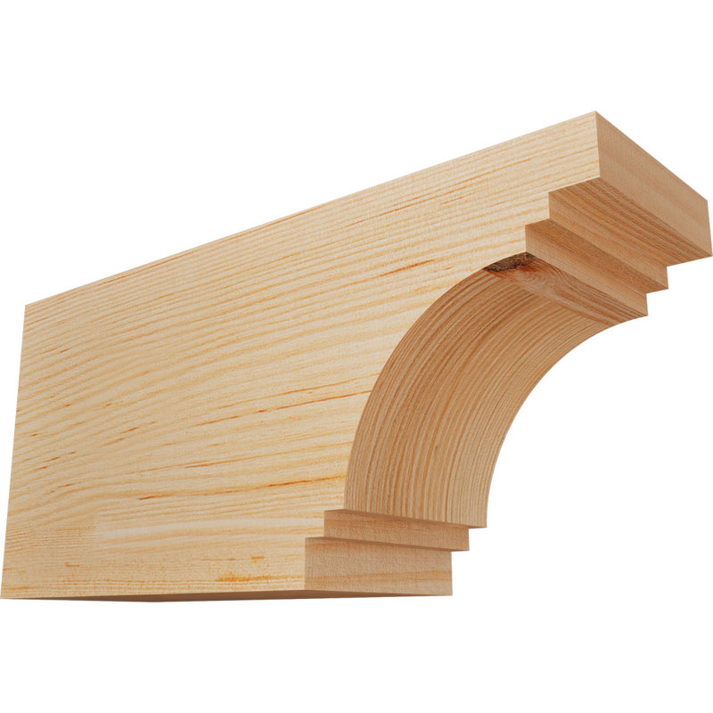 Queue de chevron lisse Pescadero, Sapin de Douglas, H 6 po x l 12 po x P 3,5 po
