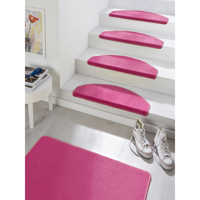 Fancy Dark Pink Stair Tread