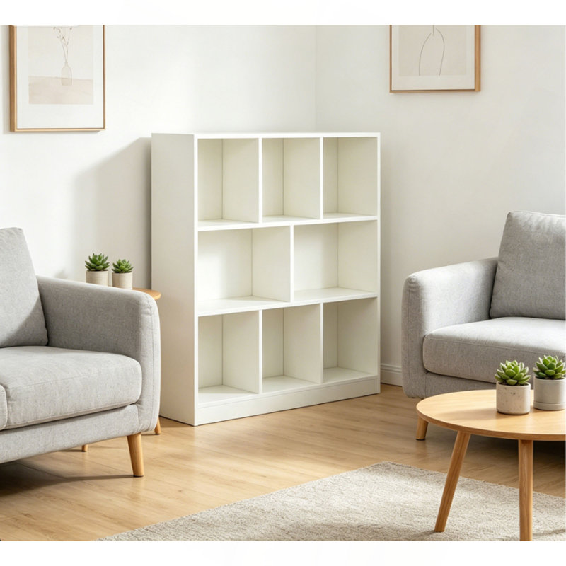 Bibliothèque simple à huit couches