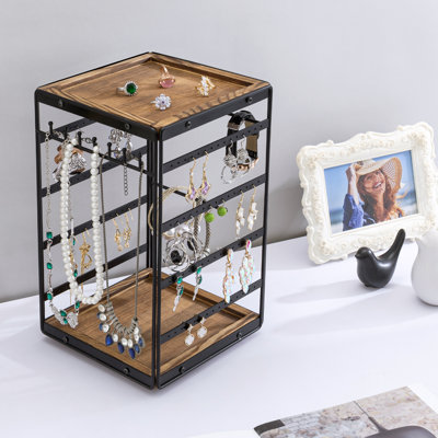 360 Rotating Earrings, Necklaces, Bracelets Holder
