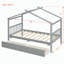 Lit simple en bois avec tiroirs-523263396