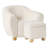 EZ Assembly 2-Piece Contemporary Bouclé Upholstered Lounge Chair And Small Storage Ottoman-343586468