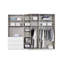 Wavero 5-6 Hinged Door Wardrobe in 3 colours 3 Drawer INCL. Delivery and Assembly-104828266-100795244