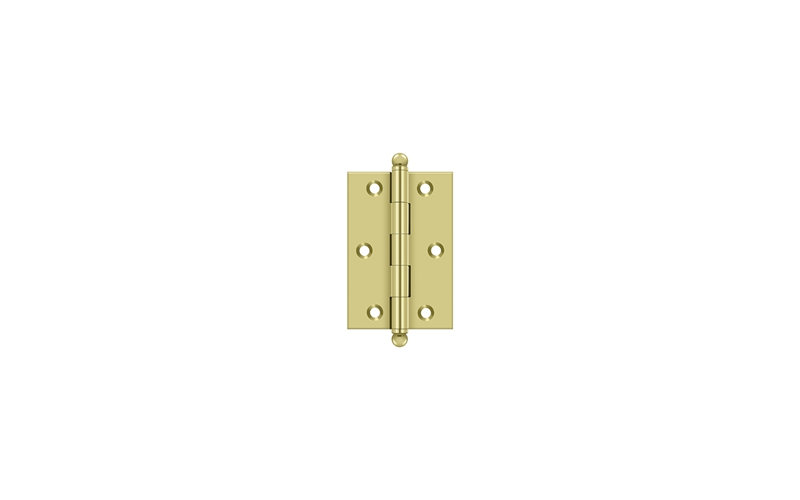 3'' x 2'' Butt Bearing Hinge, Polished Brass
