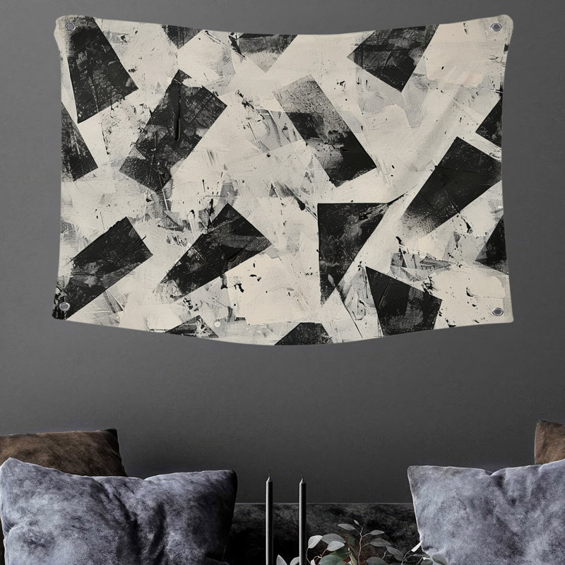 Tapisserie en microfibre, H 88 po x l 104 po
