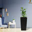 Pot de fleurs, pot de fleurs carré pour l'intérieur et l'extérieur, pot de fleurs pour porche, patio, cour arrière-133571245