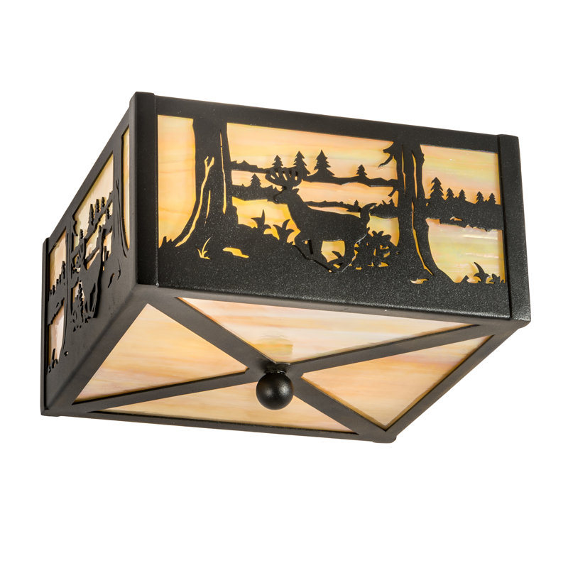 Plafonnier encastré 2 lumières 14,5 po Fuller
