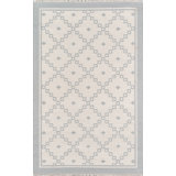 Thompson Wool Geometric Area Rug in Gray