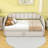 Twin Upholstered Daybed with Built-In USB Ports and Pop-Up Trundle-175056210