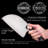 Crystalia USA Hollow Edge Cleaver