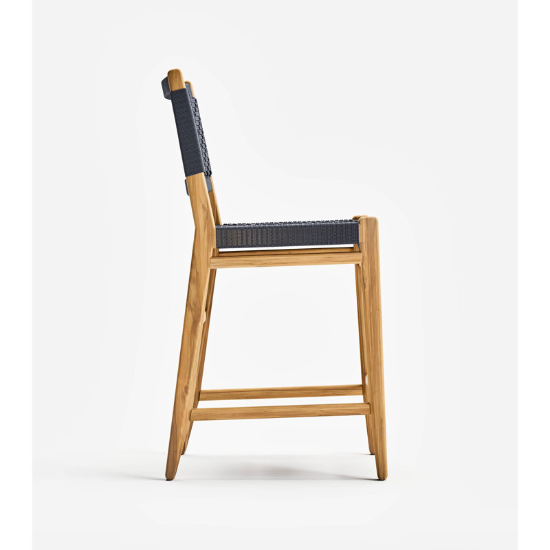 Chontales With Backrest Height, Natural Black, Counter Stool (24" Seat Height)