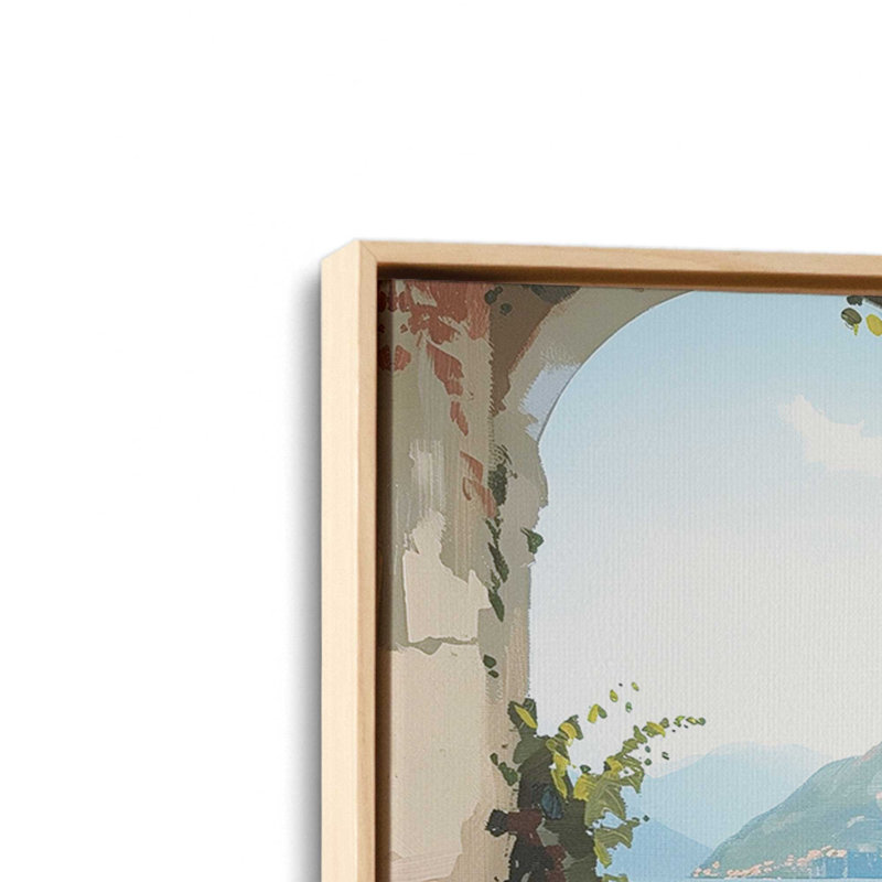 _Lakeside Repose, reproduction sur toile, H 10 po x l 14 po x P 1,75 po, Cadre américain en érable flottant
