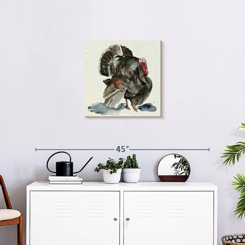 Dinde aquarelle Brampt I