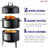 Realcook Vertical Charcoal 453 Square Inches Smoker